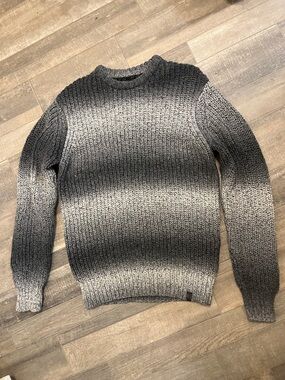 Roots Men's Gray Ombre Crewneck Sweater